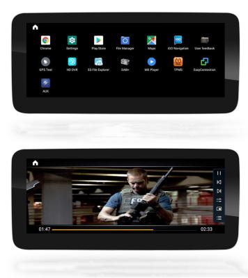 China Radio Navigation 10.25 Inch Multimedia Player Android 9.0 Stereo Auto Car GPS Navigation For Benz GLA WiFi Navigator 2016-2017 for sale