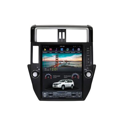 China 12.1 Inch Android 9.0 Screen Car Auto Radio Vertical Touch Screen Car Video Auto Multimedia Player For Toyota Prado 2010-2013 for sale