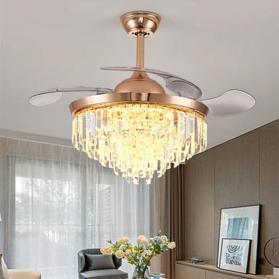 China Wholesale Hot Nordic Crystal Pendant Lights Hotel Decorations Lamp Fan Style Fashion Sale Crystal Chandeliers Home for sale