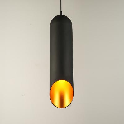 China Simple Modern Bar Chandeliers Cool Cylindrical Small Pendant Modern Led Hanging Lighting for sale