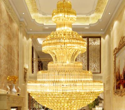 China Large modern lighting decorative indoor lighting crystal pendant lights luxury crystal chandelier ball for hotel for sale