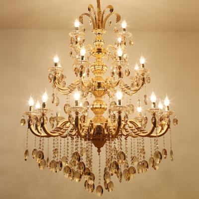 China Large New Design Modern Crystal Pendant Light Luxury Unique Art Tradition Chandelier Light Modern Crystal Chandelier for sale