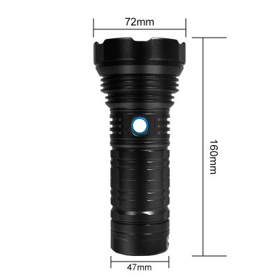 China Powerful Outdoor USB Rechargeable Aluminum LED Rechargeable Tactical Flashlights Portable Flashlight for sale