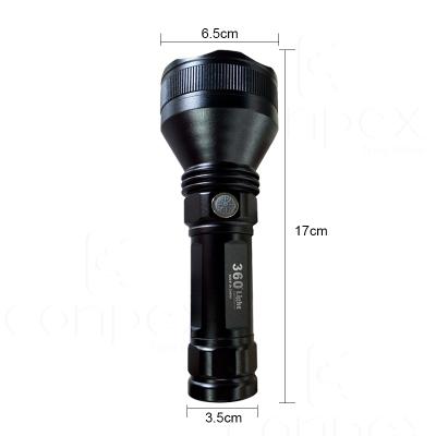 China MIDIUM-WEAK-STRONG-FLASH-TELESCOPIC 6000K TW-1023 Power 30W Long Range Distance Torch Led Flashlight Hunting Tactical Flashlight for sale