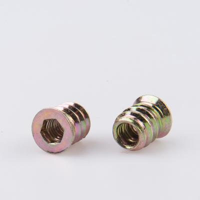 China Industry Factory Price Wooden General Furniture Threaded Hex Socket Insert Nut for sale