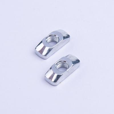 China Galvanized Square Nut Square Boat M6 Hammer Nut Fastener Non-Standard Carbon Steel Weld Nut for sale