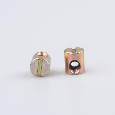 China General industry factory product cross finger nut or barrel nut with inner thread for furniture for sale