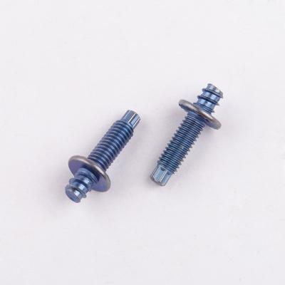 China Round Special Double Ended Threaded Screw Round With Round Washer for sale