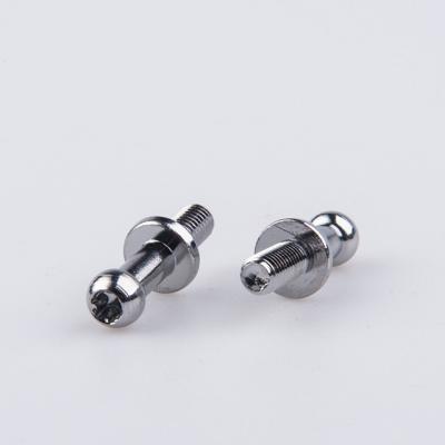 China Ball Customized Chrome Plated Trox Ball Head Screw With Round Washer for sale