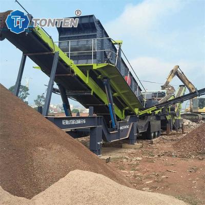 China Construction Concrete Waste Recycling Line Crusher Semi Automatic for sale