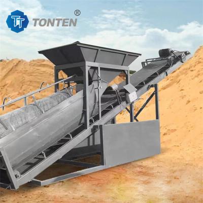 China Industrial Rotary Drum Sieve Sand And Gravel Separation Drum Screen Machine for sale