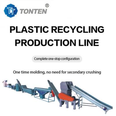 Chine Ligne de nettoyage de recyclage de bouteilles en PET Équipement de recyclage de concassage de plastique à vendre