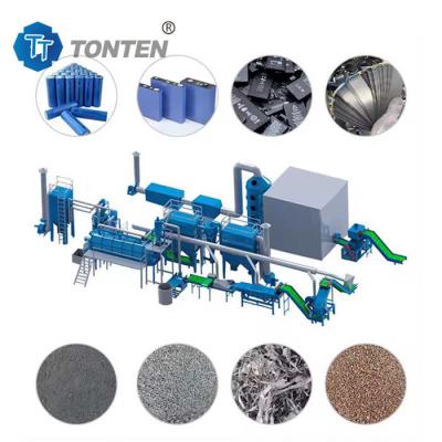 China Ternary NiMH Lithium Battery Crushing Machine Separation Recycling for sale