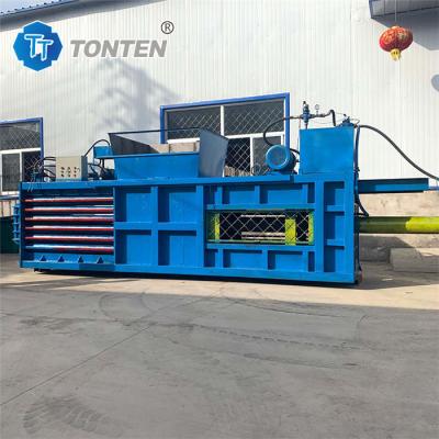 China Scrap Metal Hydraulic Baler Machine Plastic Horizontal Baling Machine for sale