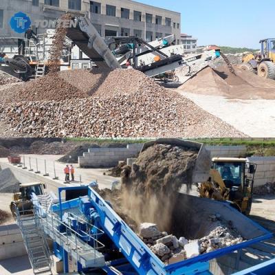 China Construction Site Waste Brick Recycling Machine Plant Stone Crusher for sale