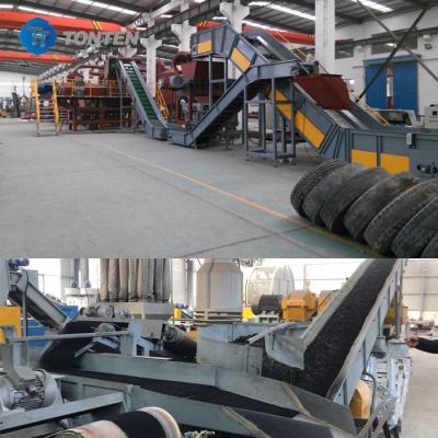 China Waste Tire Crushing Recycling Line Tire Grinding Machine Rubber Powder for sale