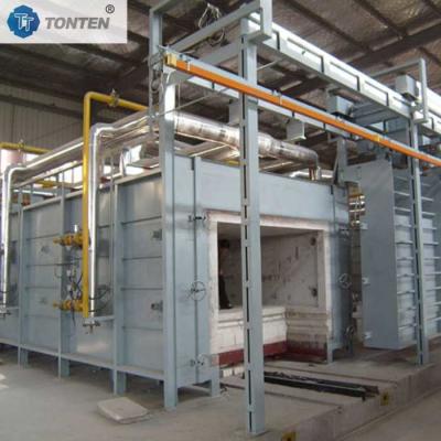 China Automatic Ceramic Tunnel Kiln For Bricks Sintering Built On The Mountainside for sale