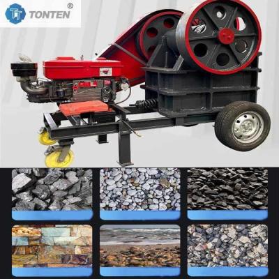 China Granite Stone Jaw Crusher Machine Diesel Jaw Crusher PE 250x400 for sale