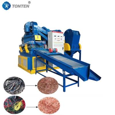 China Waste Cable Granulator Aluminum Plastic Crushing Separation Copper Rice Machine for sale