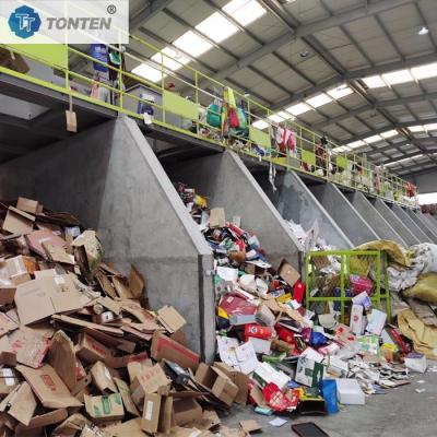 China Solid Waste Sorting Recycling Recyclable Garbage Recycling Line For Sale for sale