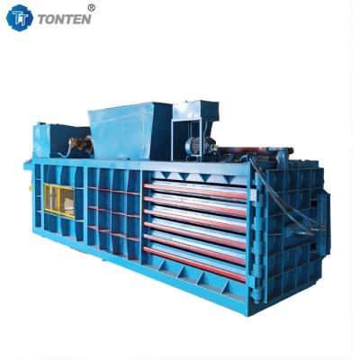 China Horizontal Hydraulic Plastic Baling Machine Scrap Baler Compress Automatic for sale