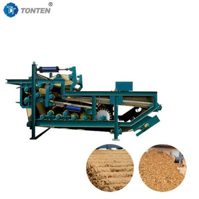 China Belt Press Filter Machine Paper Mill Sludge Dewatering Treatment Equipment for sale