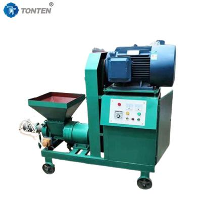 China Stalk Jute Stick Charcoal Briquette Making Machine Production Extruder 800kg for sale