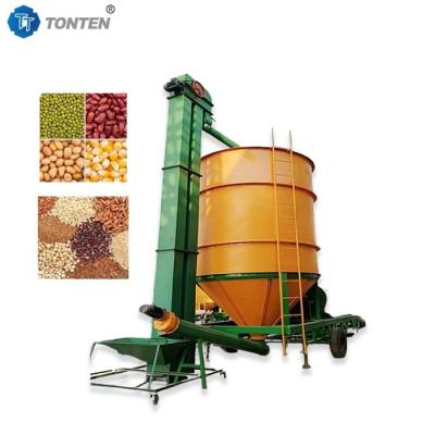 China Small Mobile Mechanical Tower Corn Dryer Machine For Farm Wheat Rice Bean Grain for sale