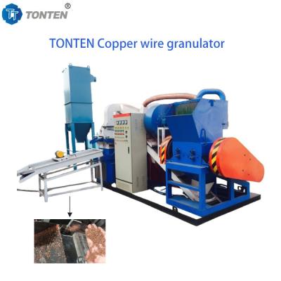 China Copper Granulator Scrap Copper Wire Recycling Machine Copper Rice Plant for sale