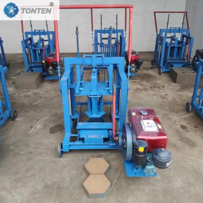 China Hollow Diesel Brick Making Machine Soil Clay Mud Brick Machine For Sale for sale