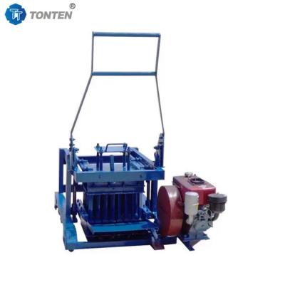 China High Efficiency Diesel Type Brick Making Machine Concrete Hollow Brick Machine for sale