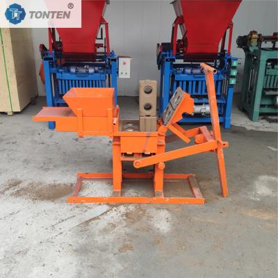 China Low Price Red Clay Interlocking Compressed Earth Block Brick Making Machine for sale