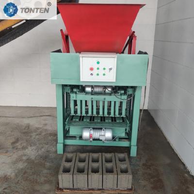 China Roadside Stone Molding Machine Concrete Semi-automatic Hollow Brick Making Machine for sale