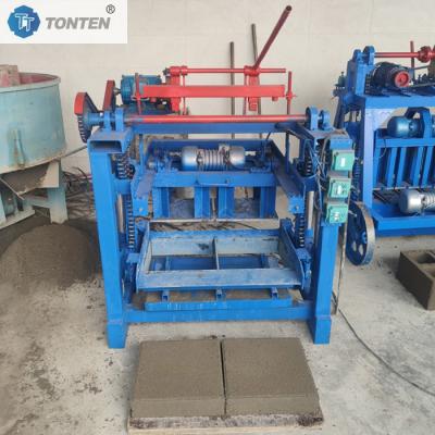 China 4-35A Semi-automatic Block Molding Machine Porous Brick Making Machine for sale