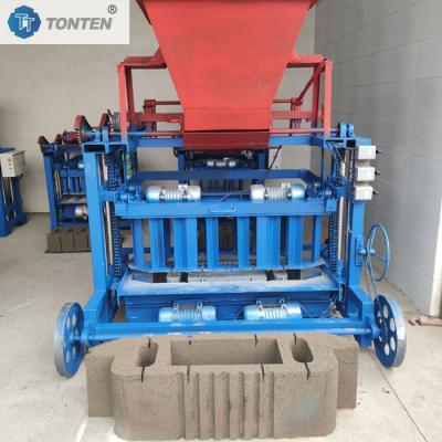 China Block Making Machine Semi Automatic Hollow Hallow Concrete Cement Brick for sale