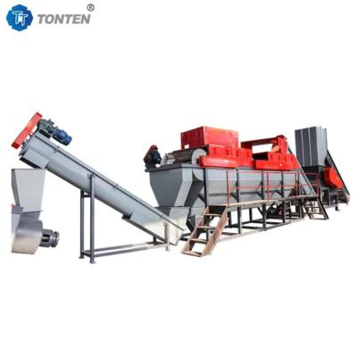 China Waste PET Plastic Bottle Recycling Machine Plant Plastic Crusher Washing Line for sale