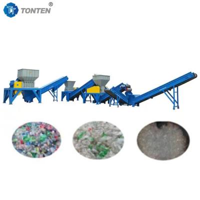 China Waste Plastic Bottle Recycling Machine PP PET Hot Washing Crusher Plant for sale