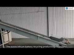 Lithium battery recycling line