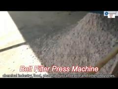 belt filter printing dyeing sludge water treatment belt filter press machine