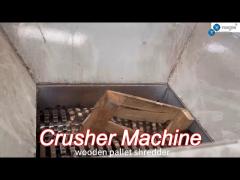 waste timber wood double shaft shredder machine manufacturer automatic