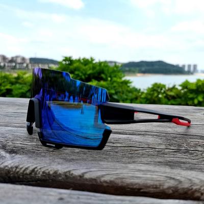 China Anti 400 Running Sunglasses Windproof Mountain Bike Fashion Sports Eyewear High Quality Colored UV Mirror Lens /Polarized Sunglasses for sale