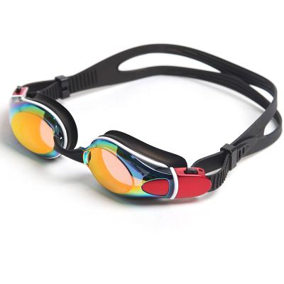 China Popular High Quality Mix Color Mirror Coated Lenses Swimming Goggles For Profession Adult Design for sale