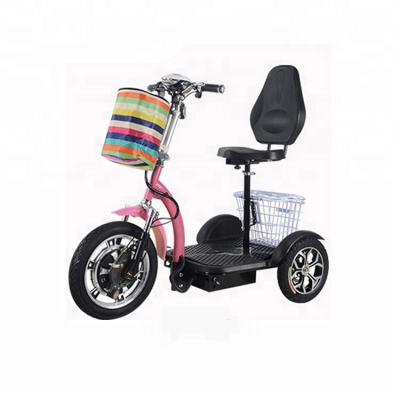 China 500W 48V Zappy Adult Three Wheel Electric Unisex Scooter for sale