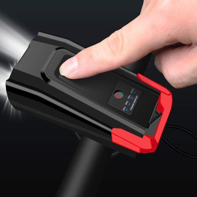 China Handlebar Mount 2000mah Lithium Battery Riding Cycle Bike Handlebar Light 110*60*90MM for sale