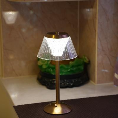 China Nordic Modern Living Room Bedside Metal Touch Dimmer Led Wireless Restaurant Desk Table Lamp For Hotel And Bar for sale