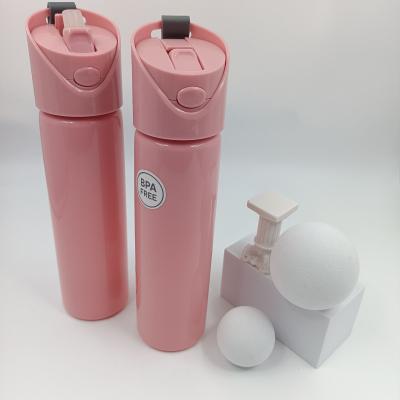 China Sustainable Wholesale Plastic Sports Bottles With Straw for sale