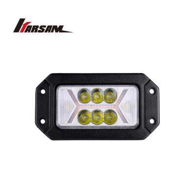 China PC lens new design 40W rectangle LED work light cree X shape chip X shape high beam with drl for truck car atv suv boat for sale