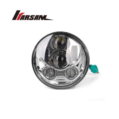 China 5.75inch LED headlight for motorbike waterproof IP67 round headl lamp 6000K 6500K lo beam H4 H13 60W 5.75