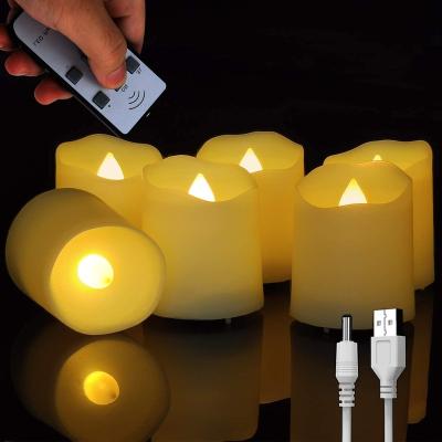 China Low Price Tea Light Flameless Refillable Candles Directly For Wedding Home Decoration Holidays for sale