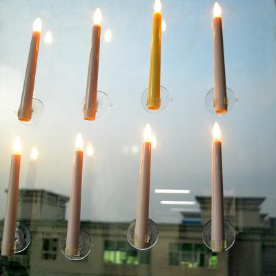 China Birthdays Taper Candle Home Decoration New Flame LED Taper Battery Operated Candles for sale